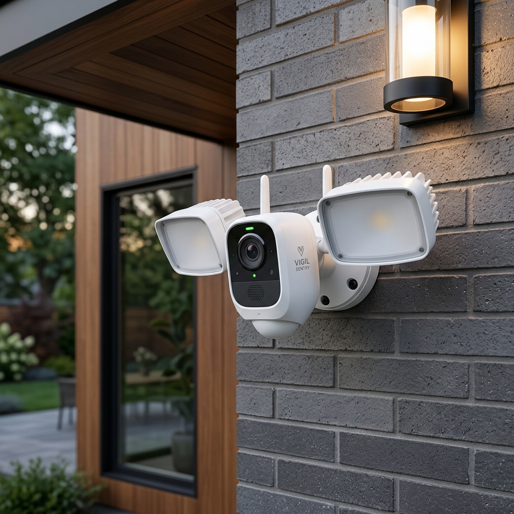 Ring Floodlight Cam Wired Pro | Focos LED y sirena